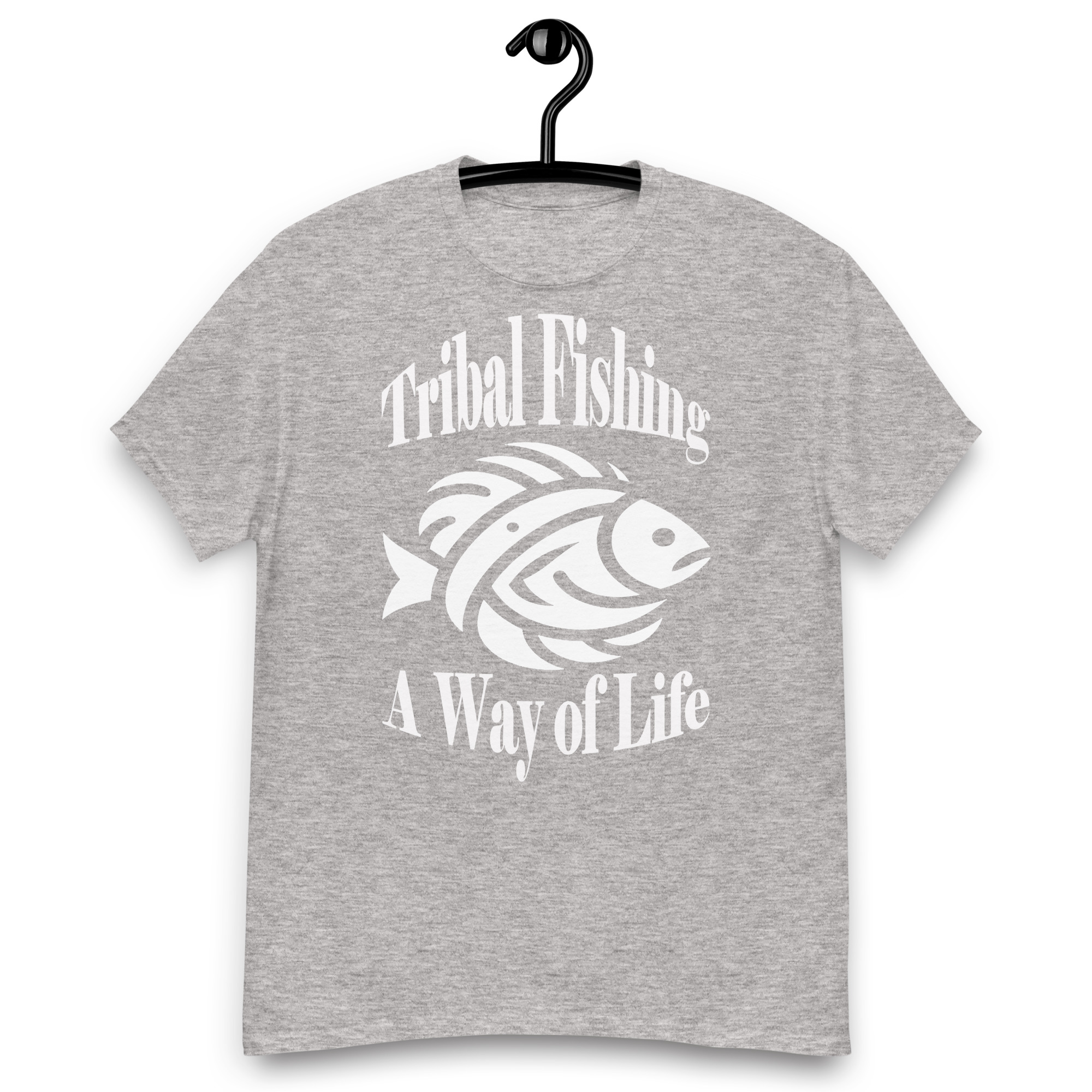 T-shirt classique unisexe TribalFishing white – Image 5