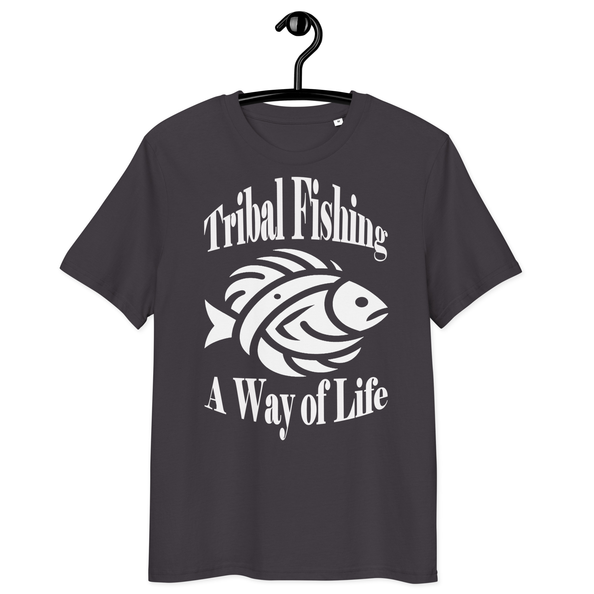 T-shirt unisexe en coton biologique Tribal Fishing white – Image 9