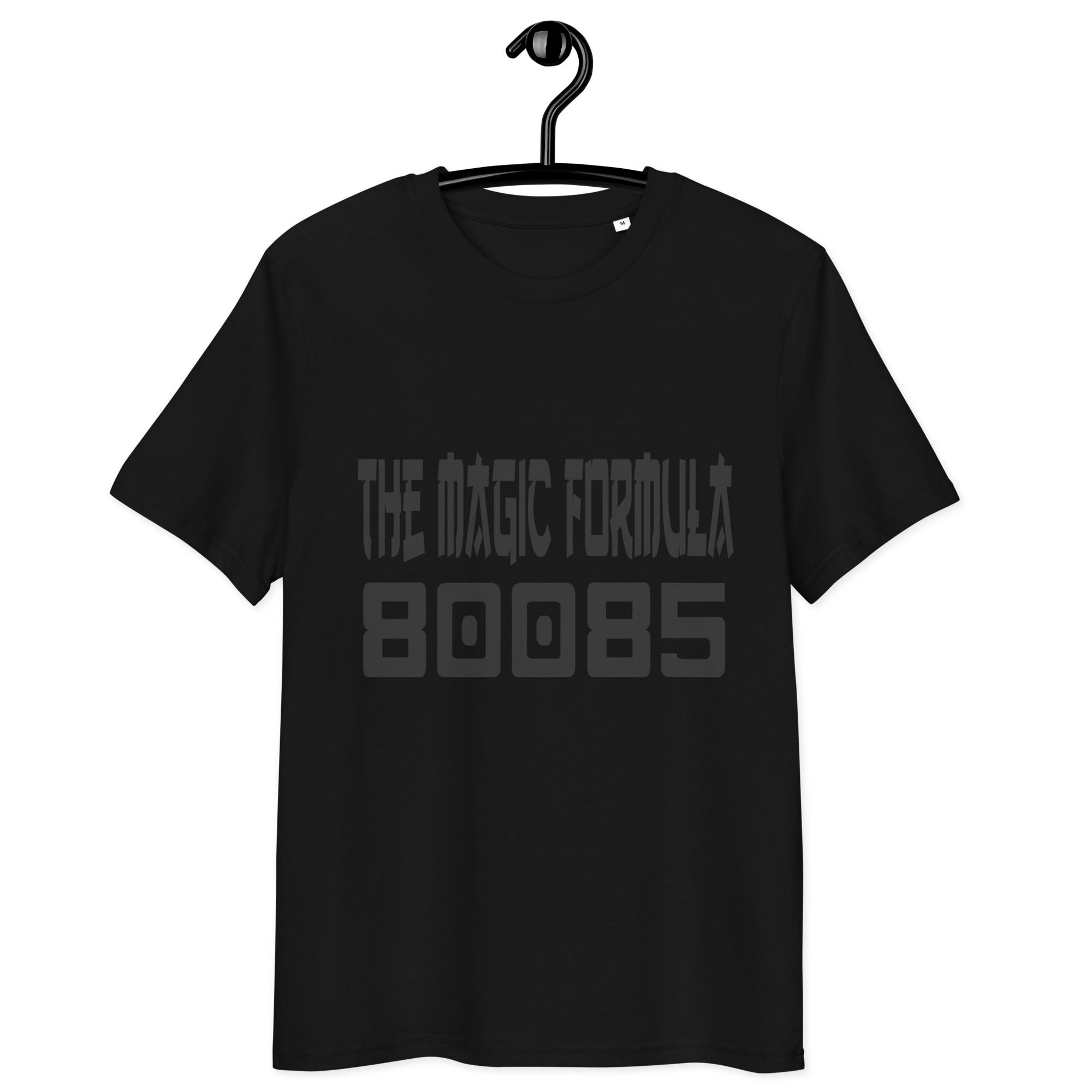 T-shirt unisexe en coton biologique 80085 black
