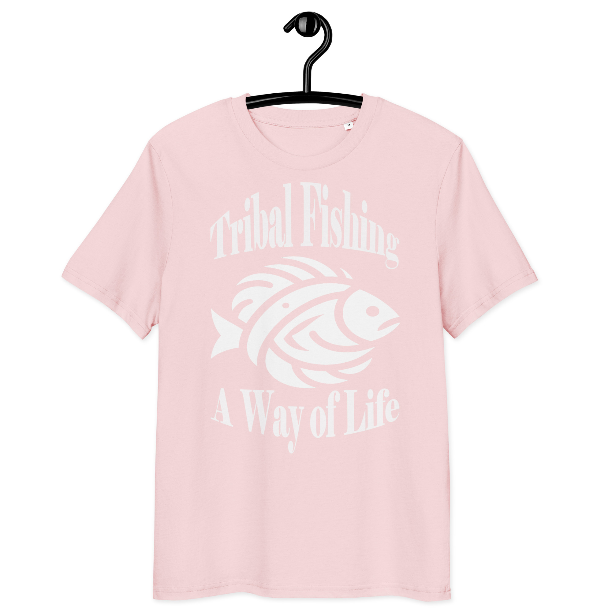 T-shirt unisexe en coton biologique Tribal Fishing white – Image 25
