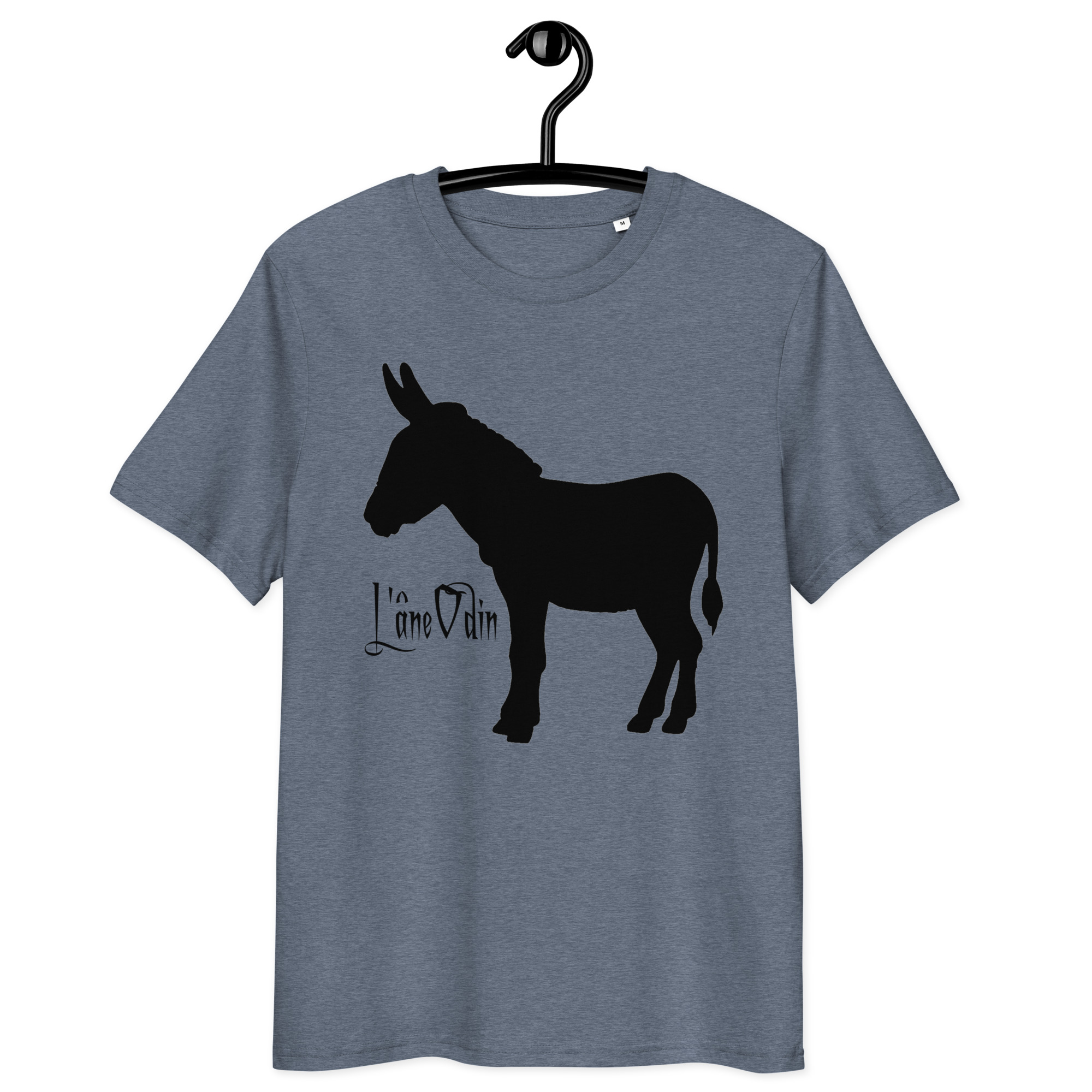 T-shirt unisexe en coton biologique Âne black – Image 9