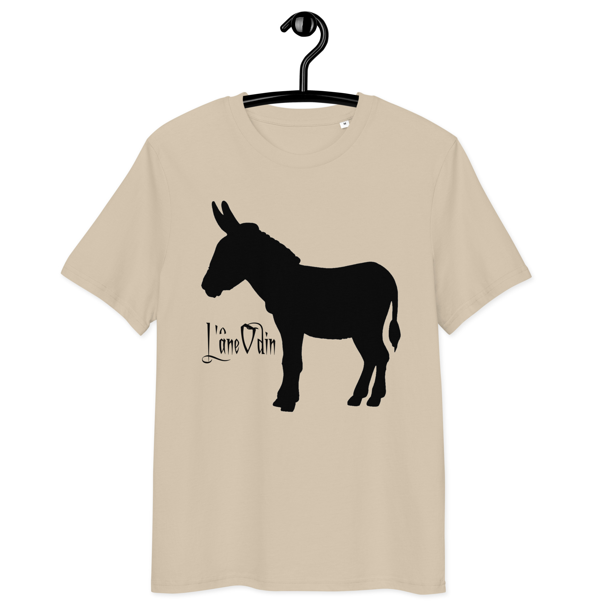 T-shirt unisexe en coton biologique Âne black – Image 13