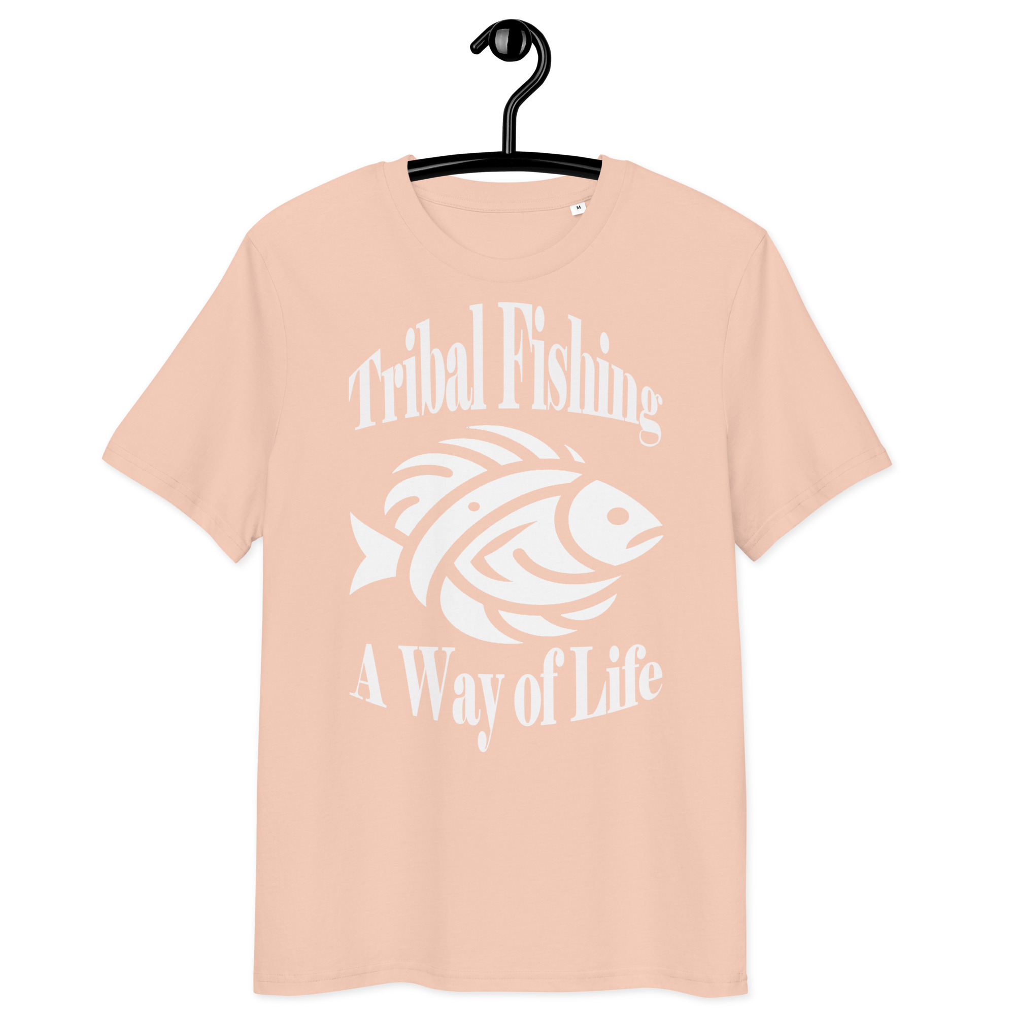 T-shirt unisexe en coton biologique Tribal Fishing white – Image 23