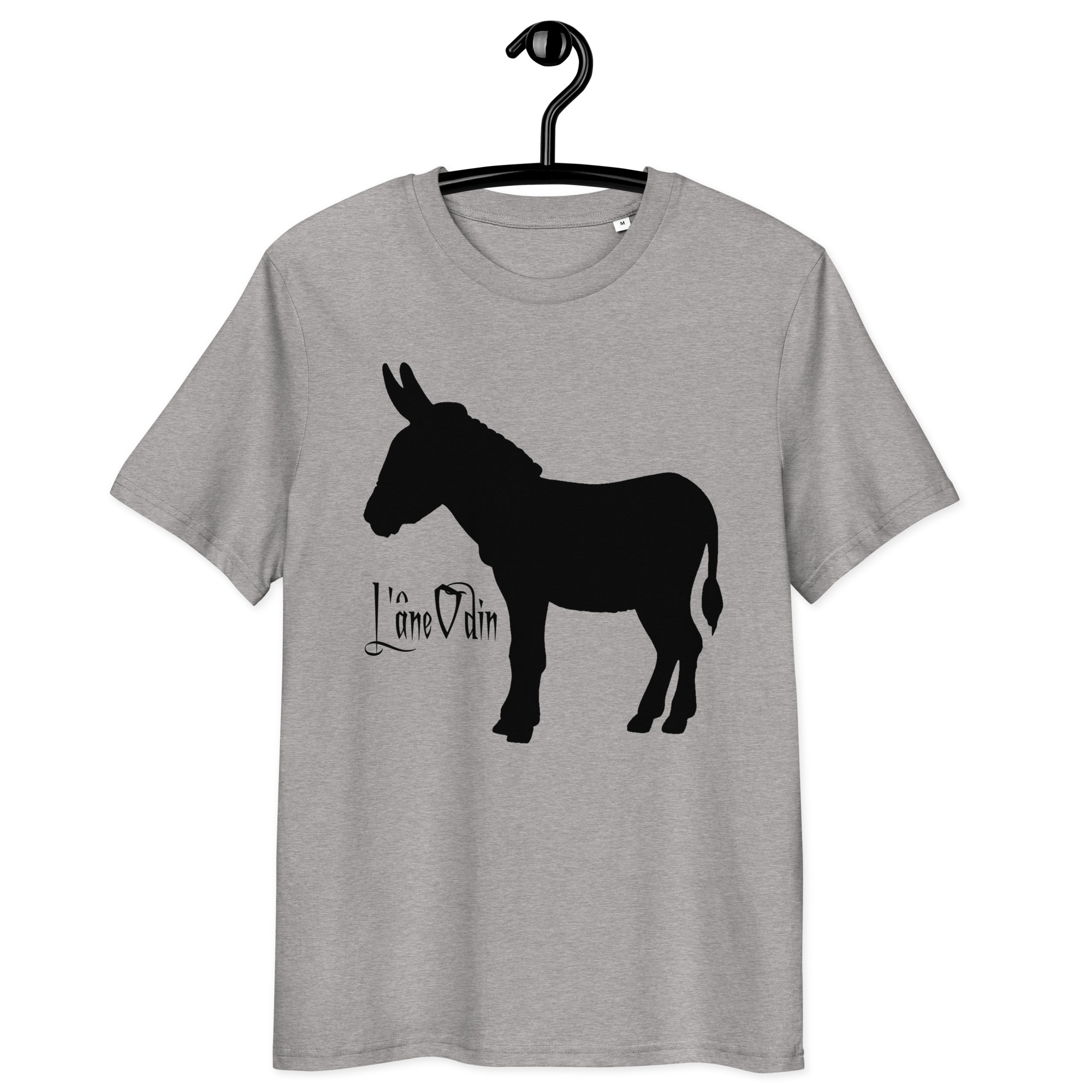 T-shirt unisexe en coton biologique Âne black – Image 11