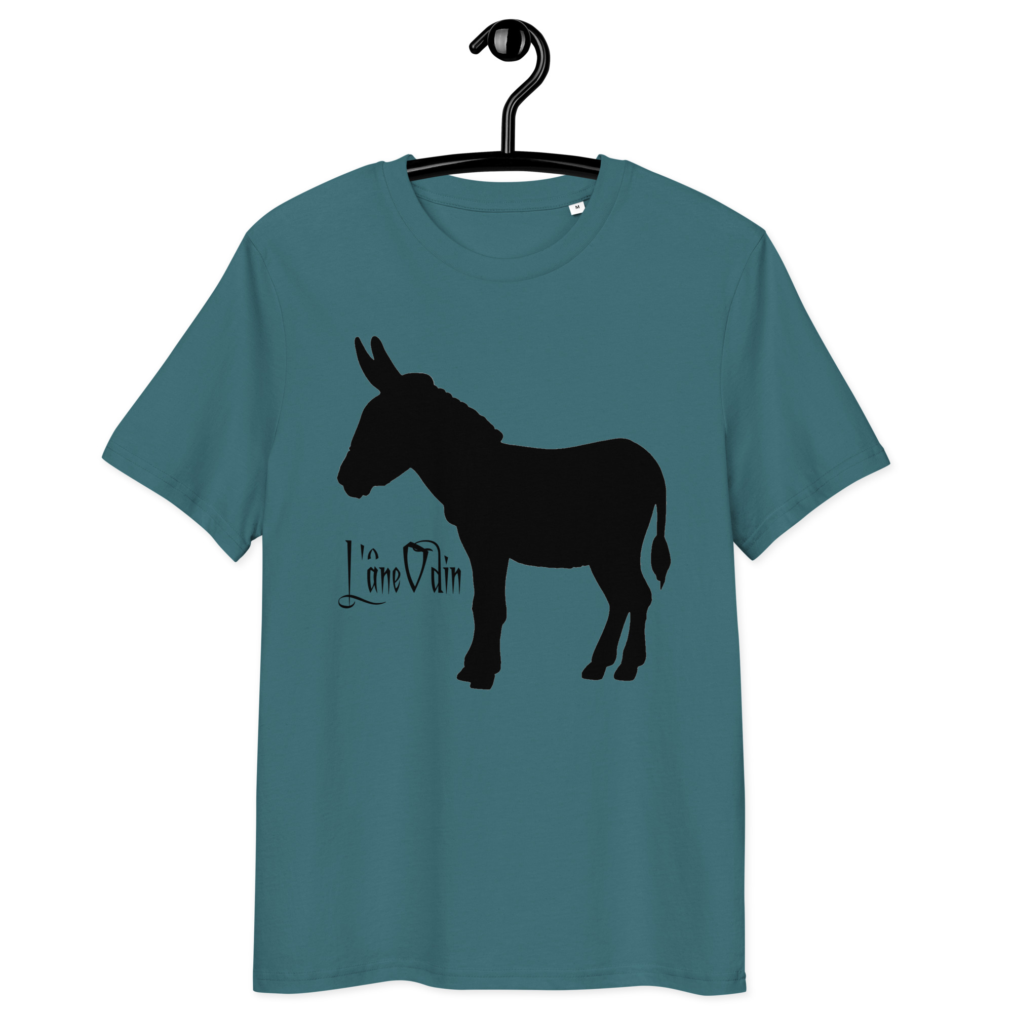 T-shirt unisexe en coton biologique Âne black – Image 6