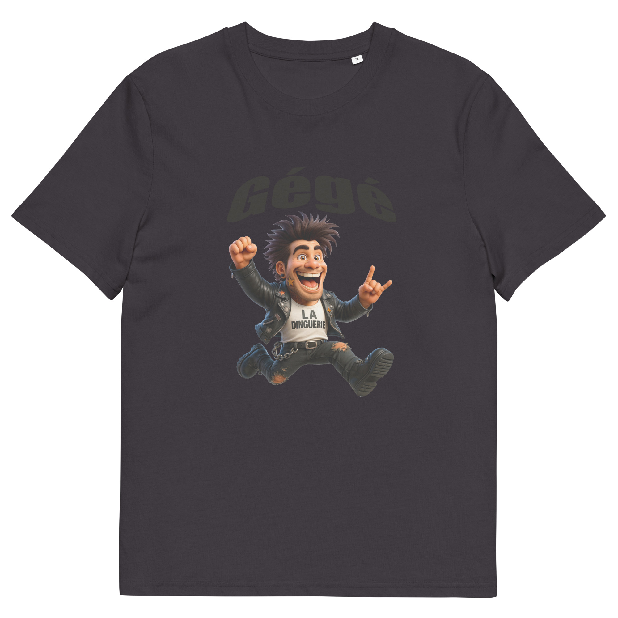 Unisex organic cotton t-shirt Gégé coloré