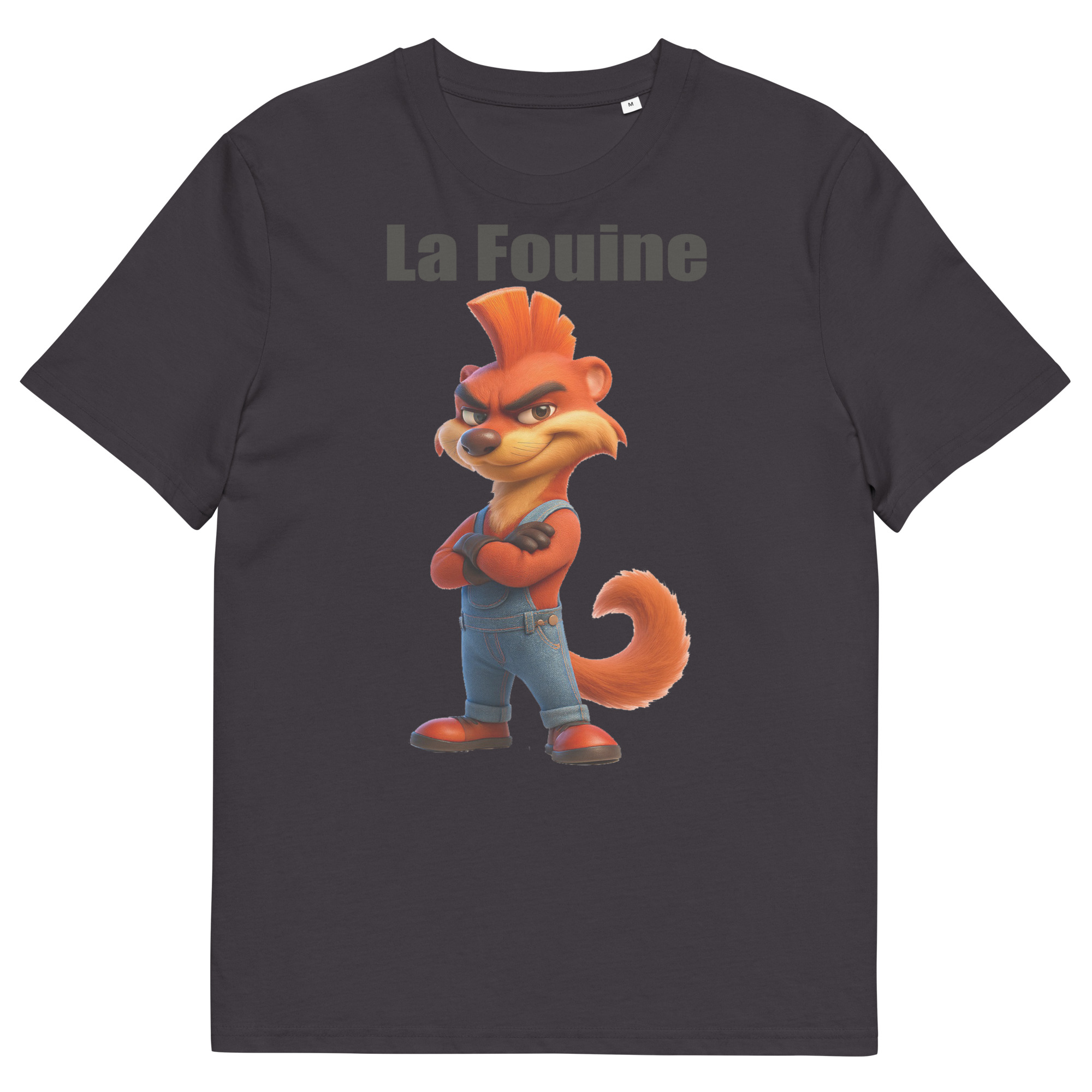 T-shirt unisexe en coton biologique Lafouine – Image 9
