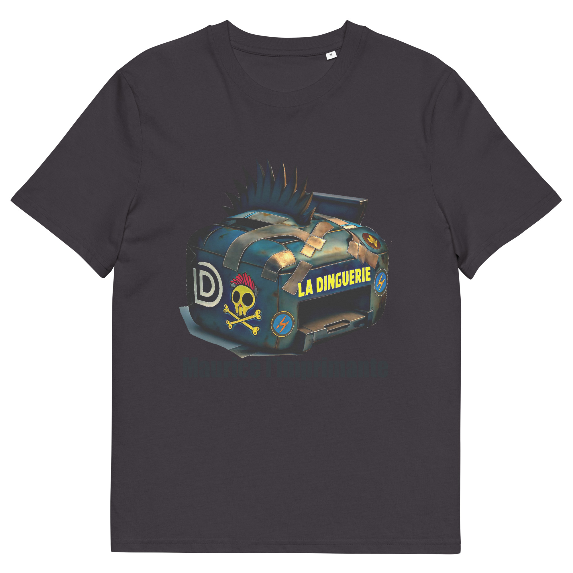 Unisex organic cotton t-shirt Maurice l'imprimante – Image 9