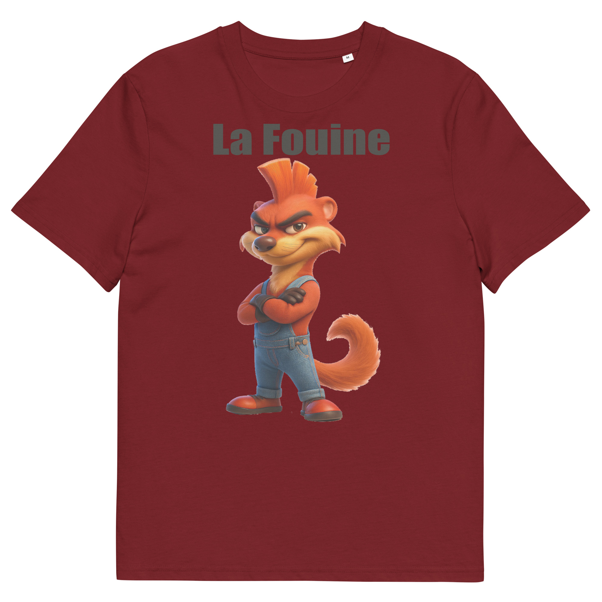 T-shirt unisexe en coton biologique Lafouine – Image 7