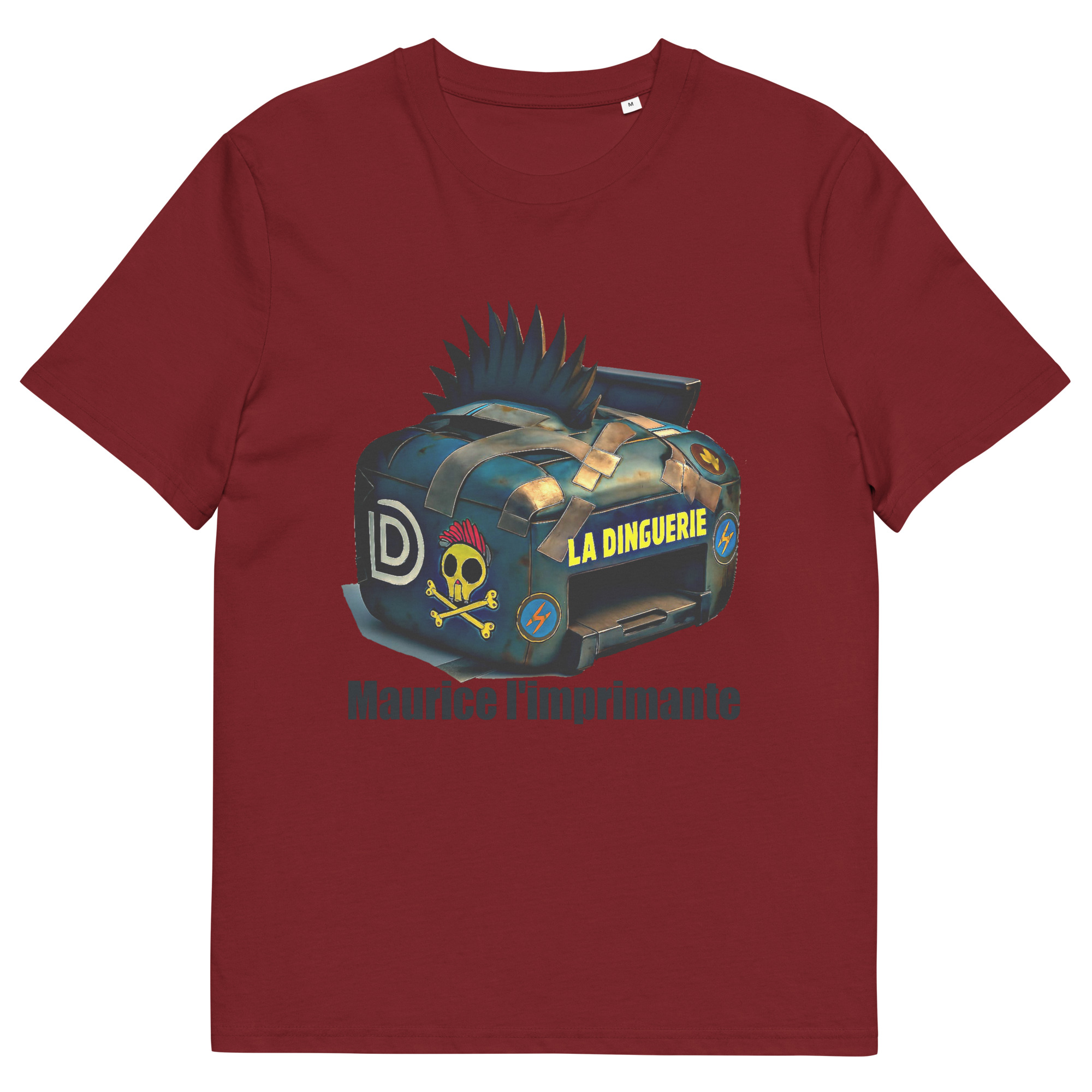 Unisex organic cotton t-shirt Maurice l'imprimante – Image 7