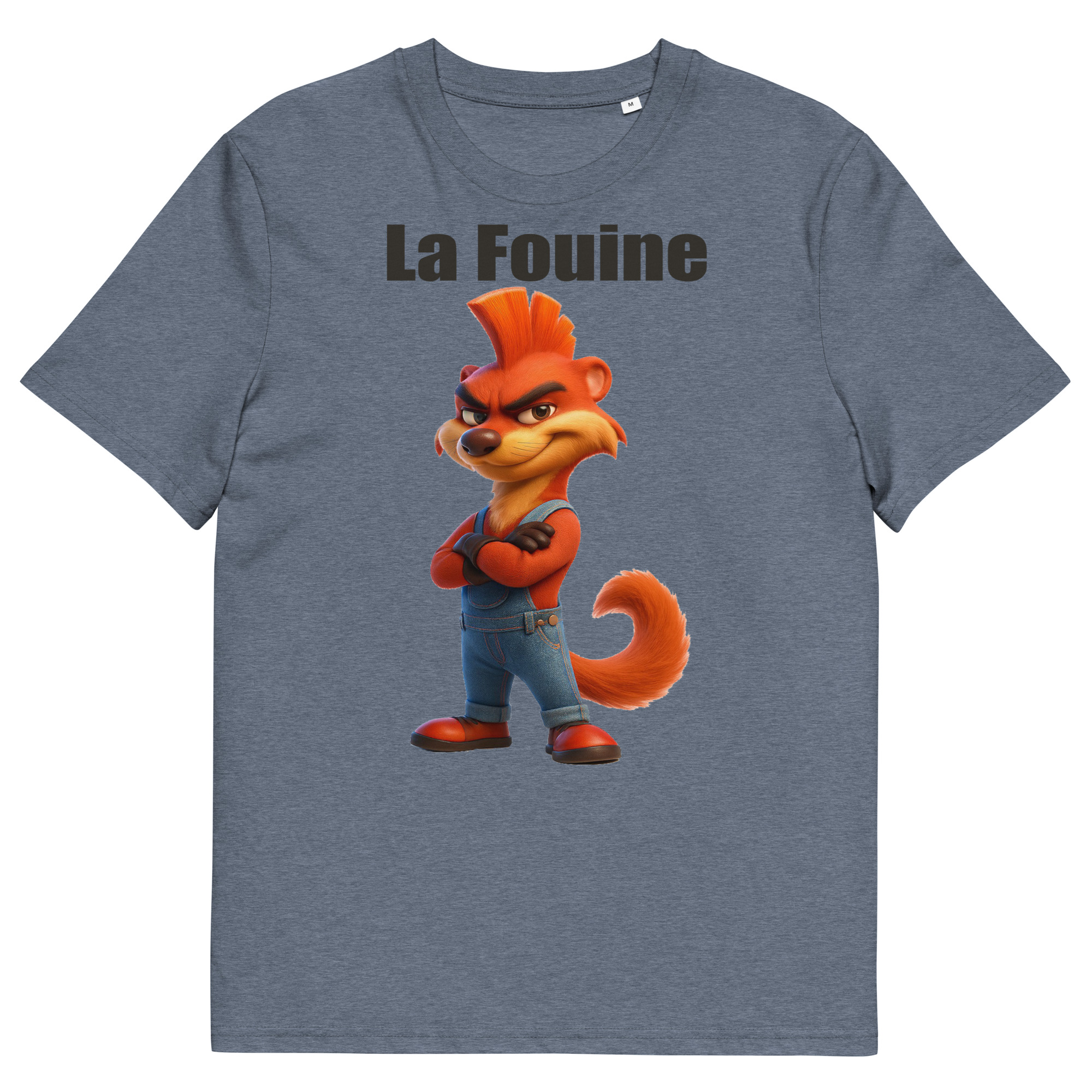 T-shirt unisexe en coton biologique Lafouine – Image 15