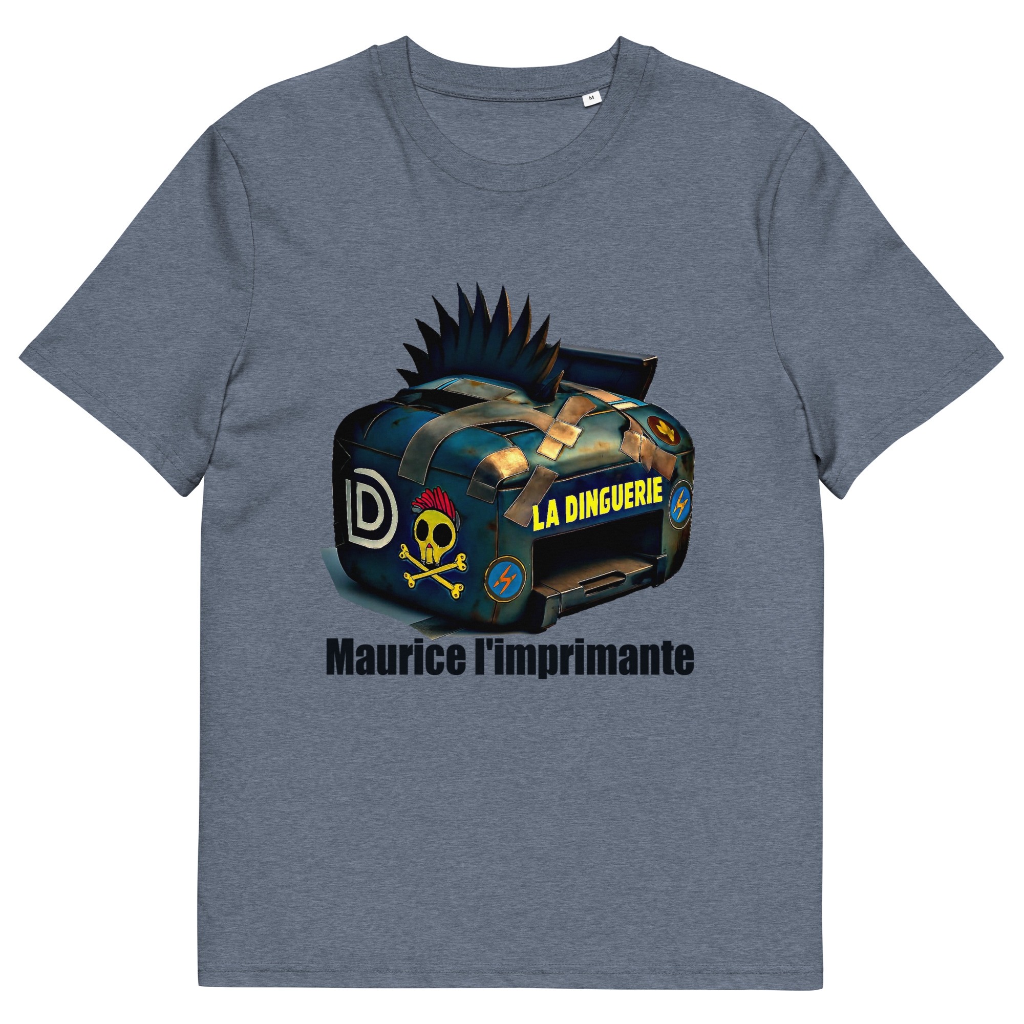 Unisex organic cotton t-shirt Maurice l'imprimante – Image 13