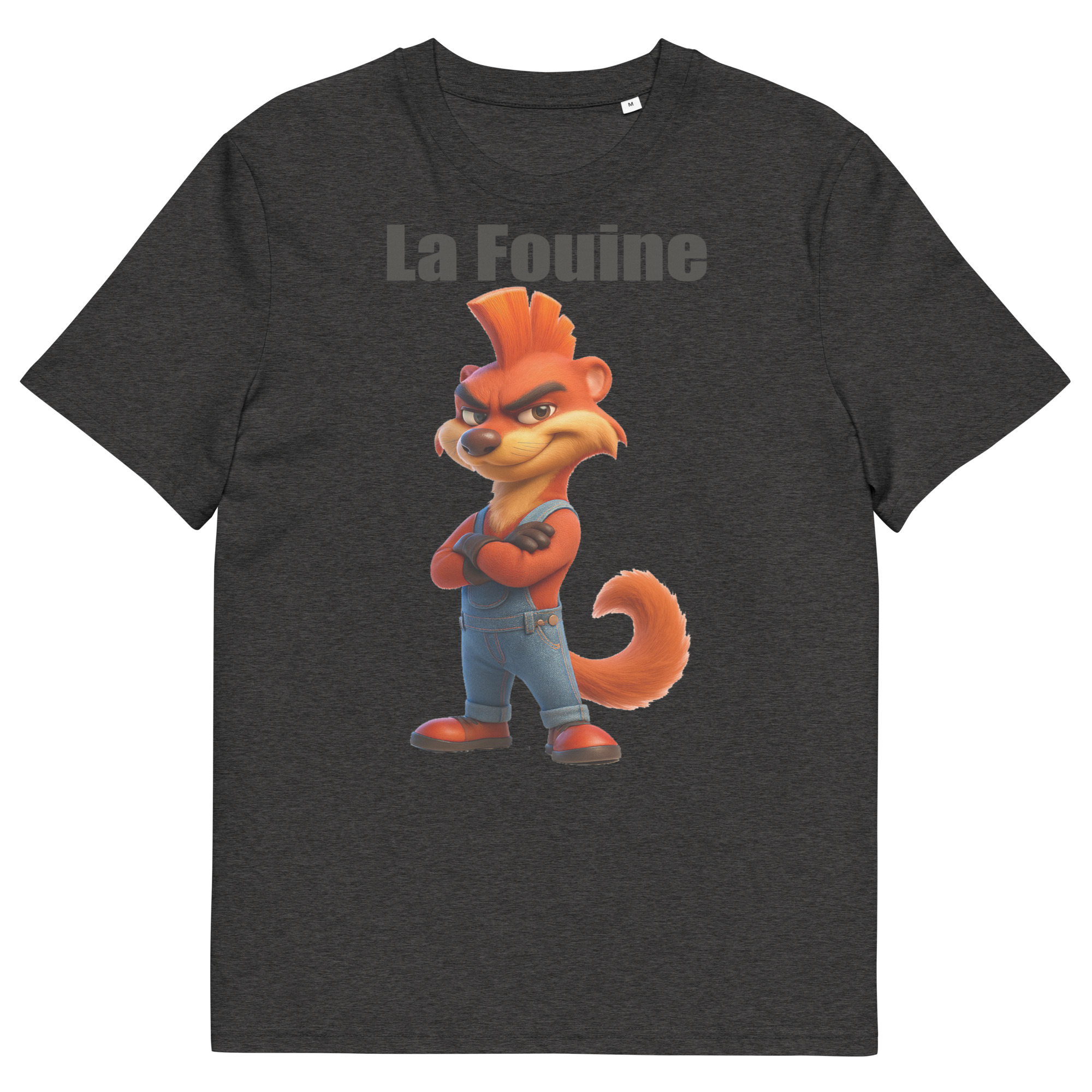 T-shirt unisexe en coton biologique Lafouine – Image 5