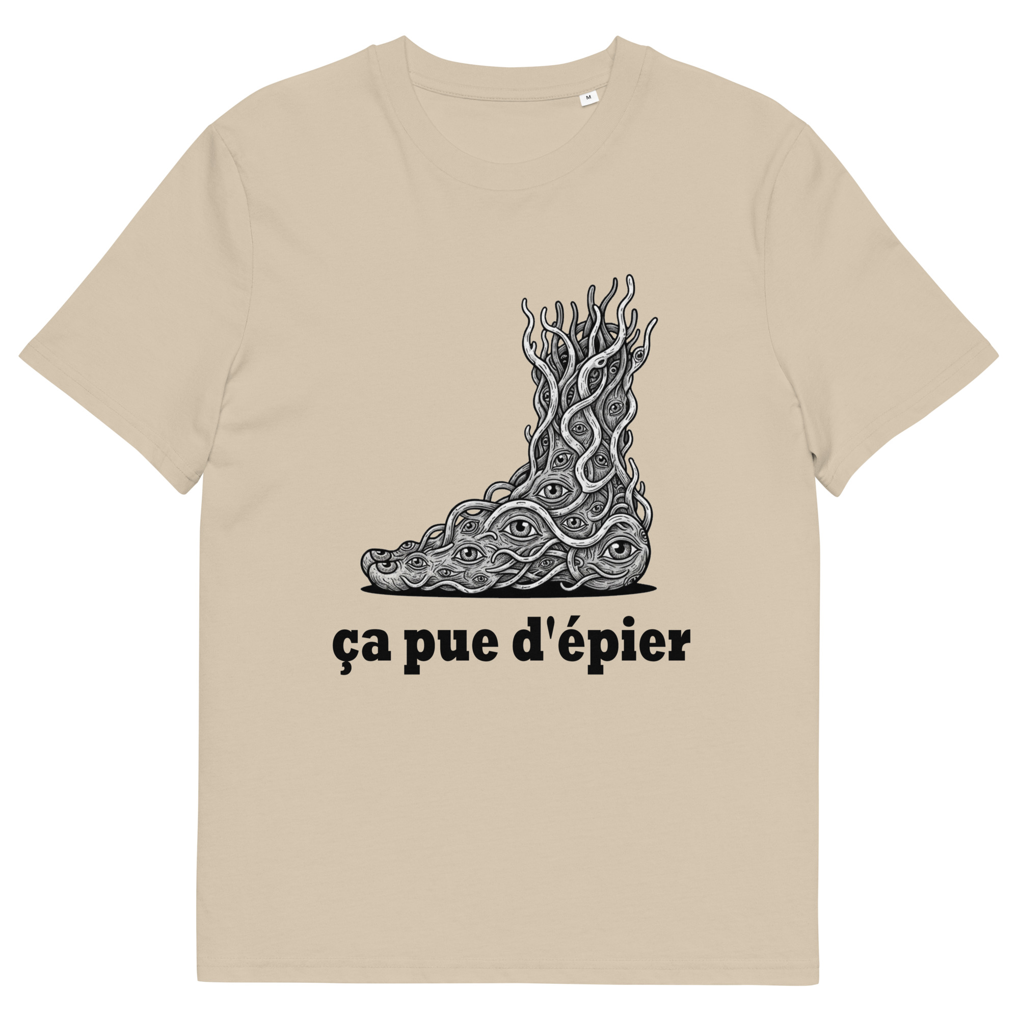 Unisex organic cotton t-shirt Despieds colorés – Image 26