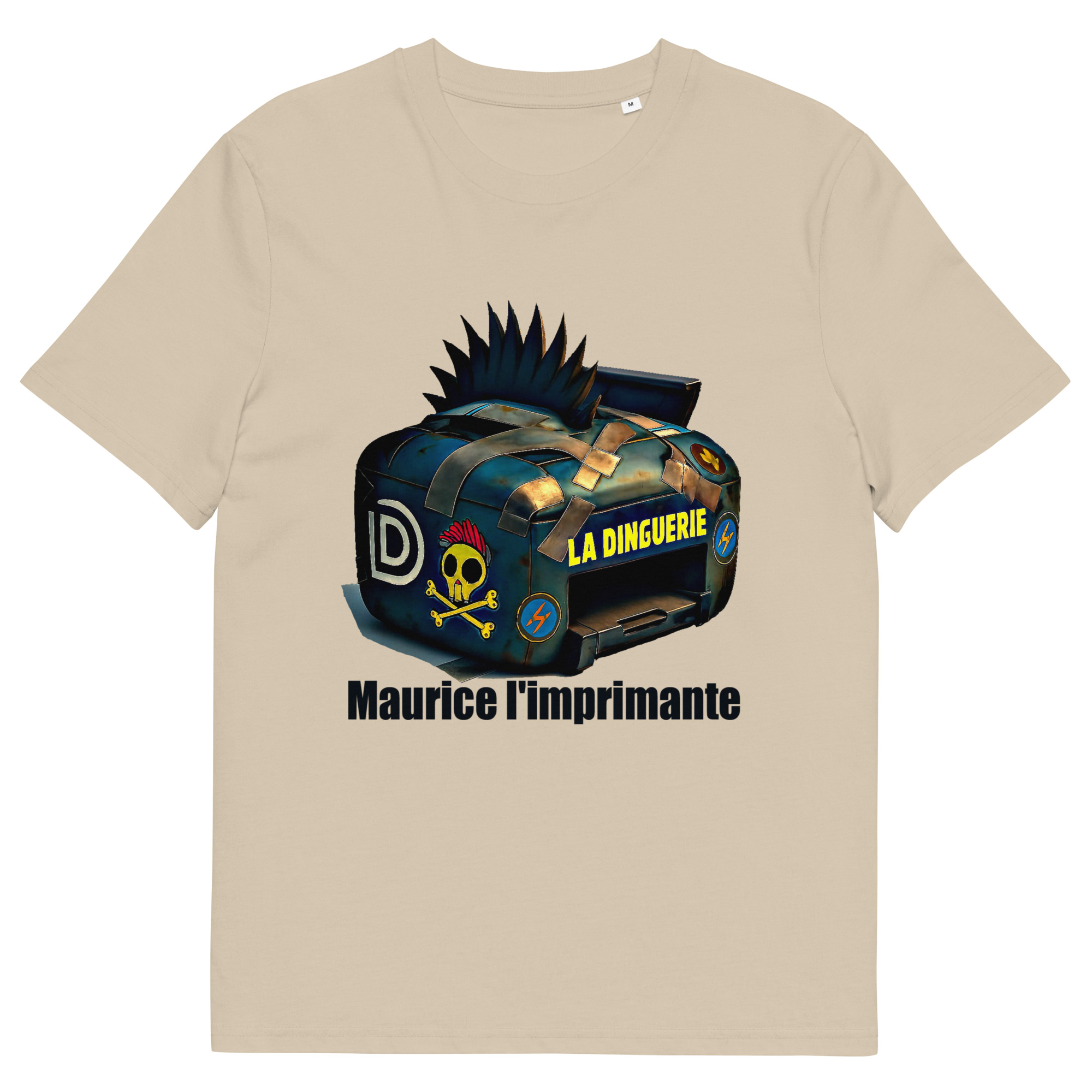 Unisex organic cotton t-shirt Maurice l'imprimante – Image 17