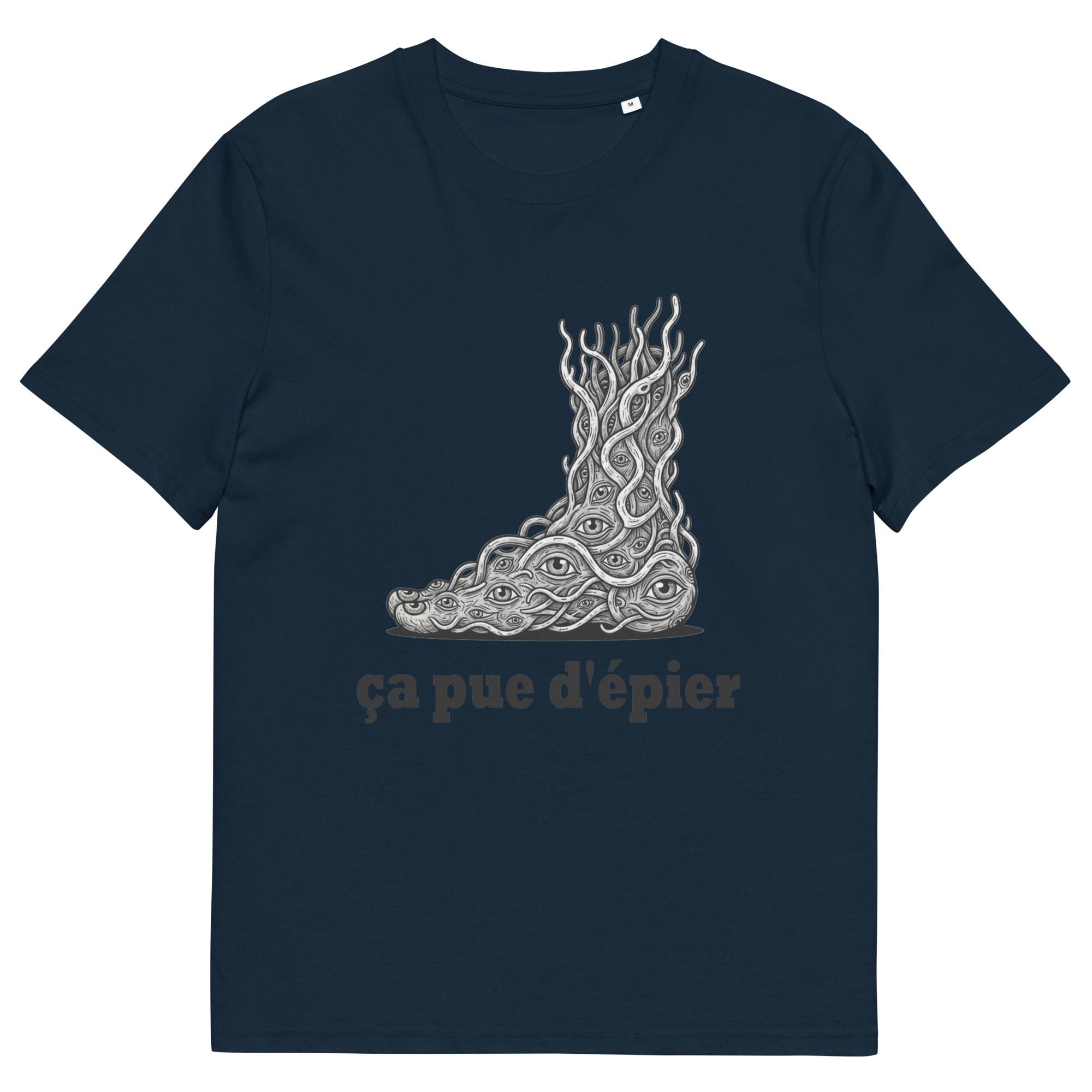 Unisex organic cotton t-shirt Despieds colorés – Image 2