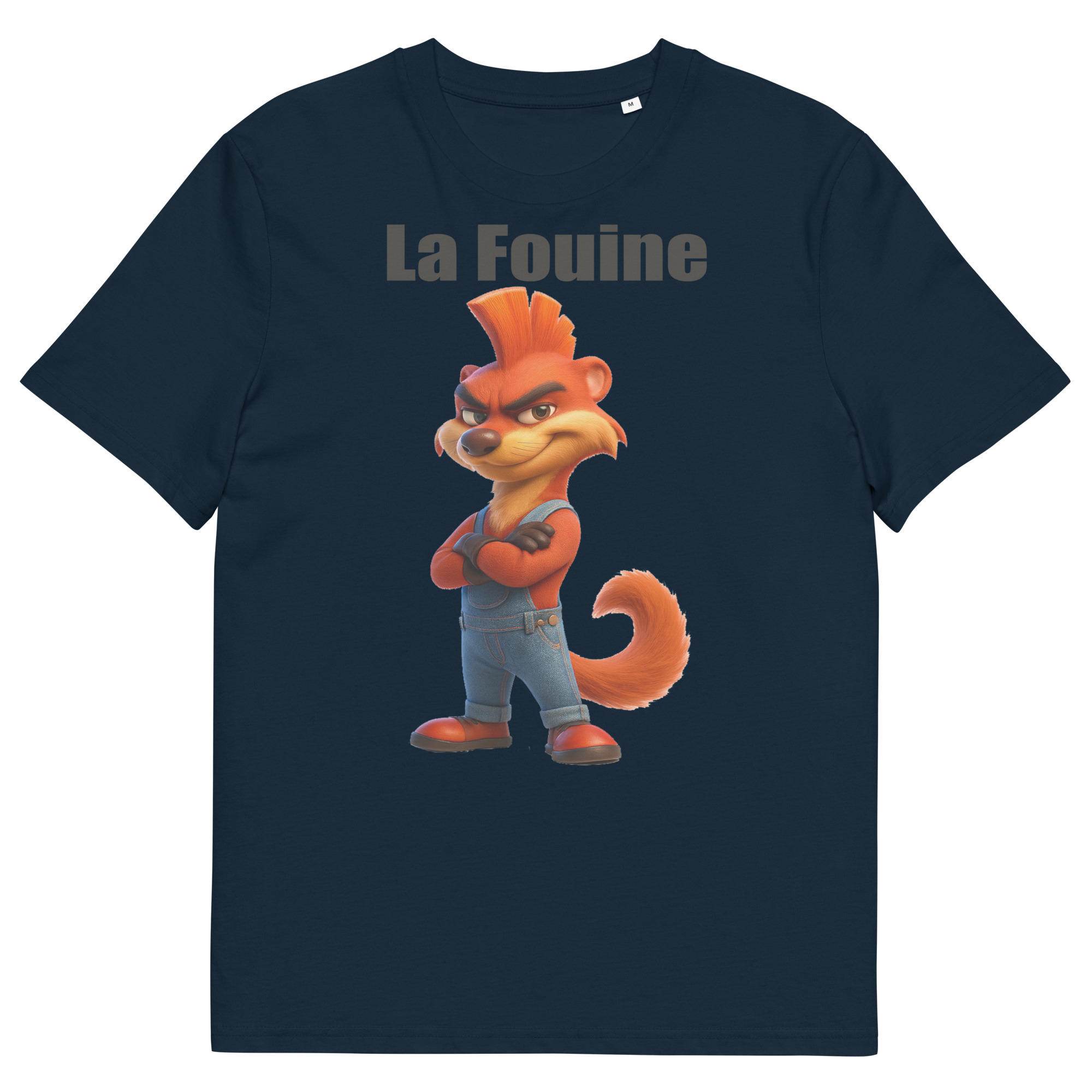 T-shirt unisexe en coton biologique Lafouine – Image 3