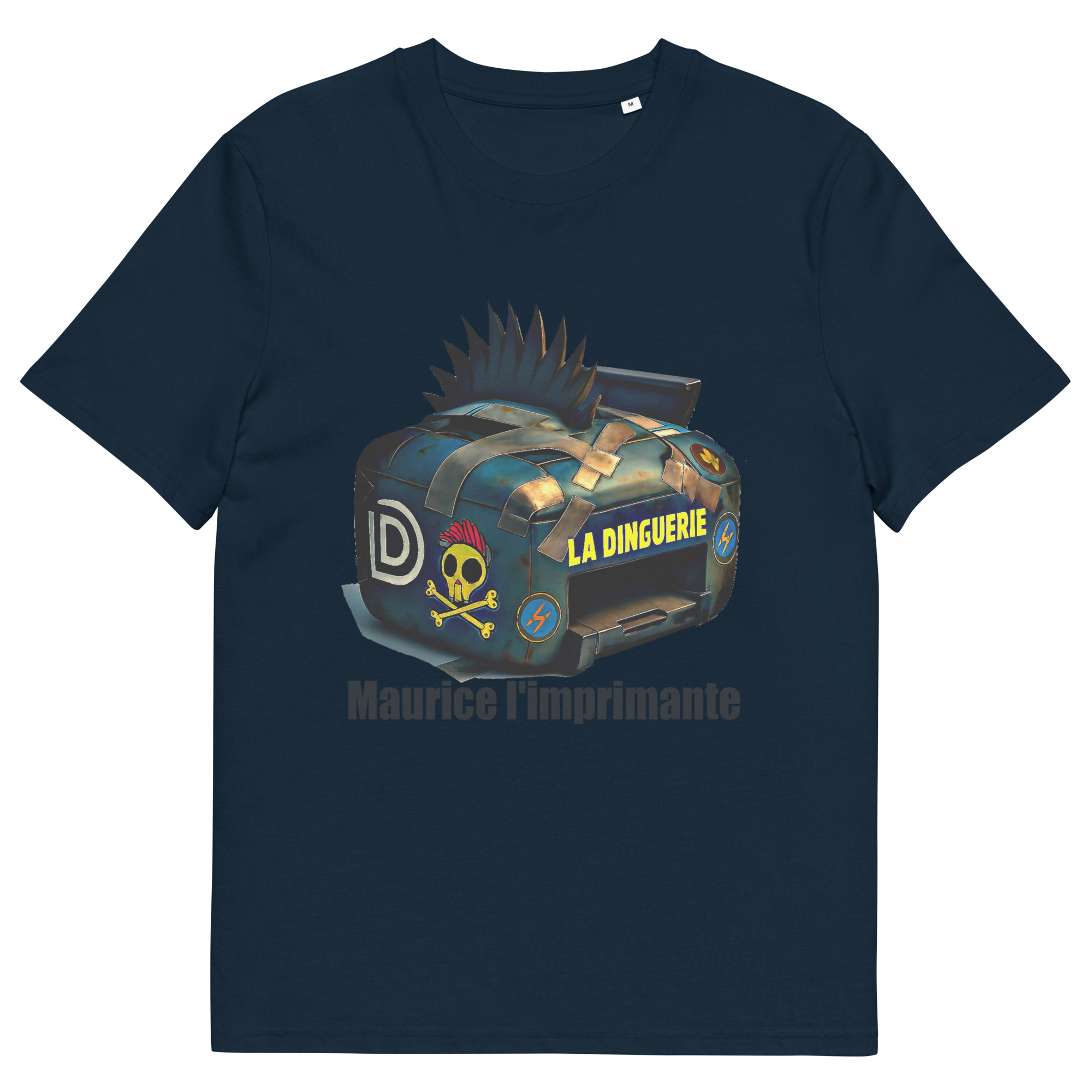 Unisex organic cotton t-shirt Maurice l'imprimante – Image 3