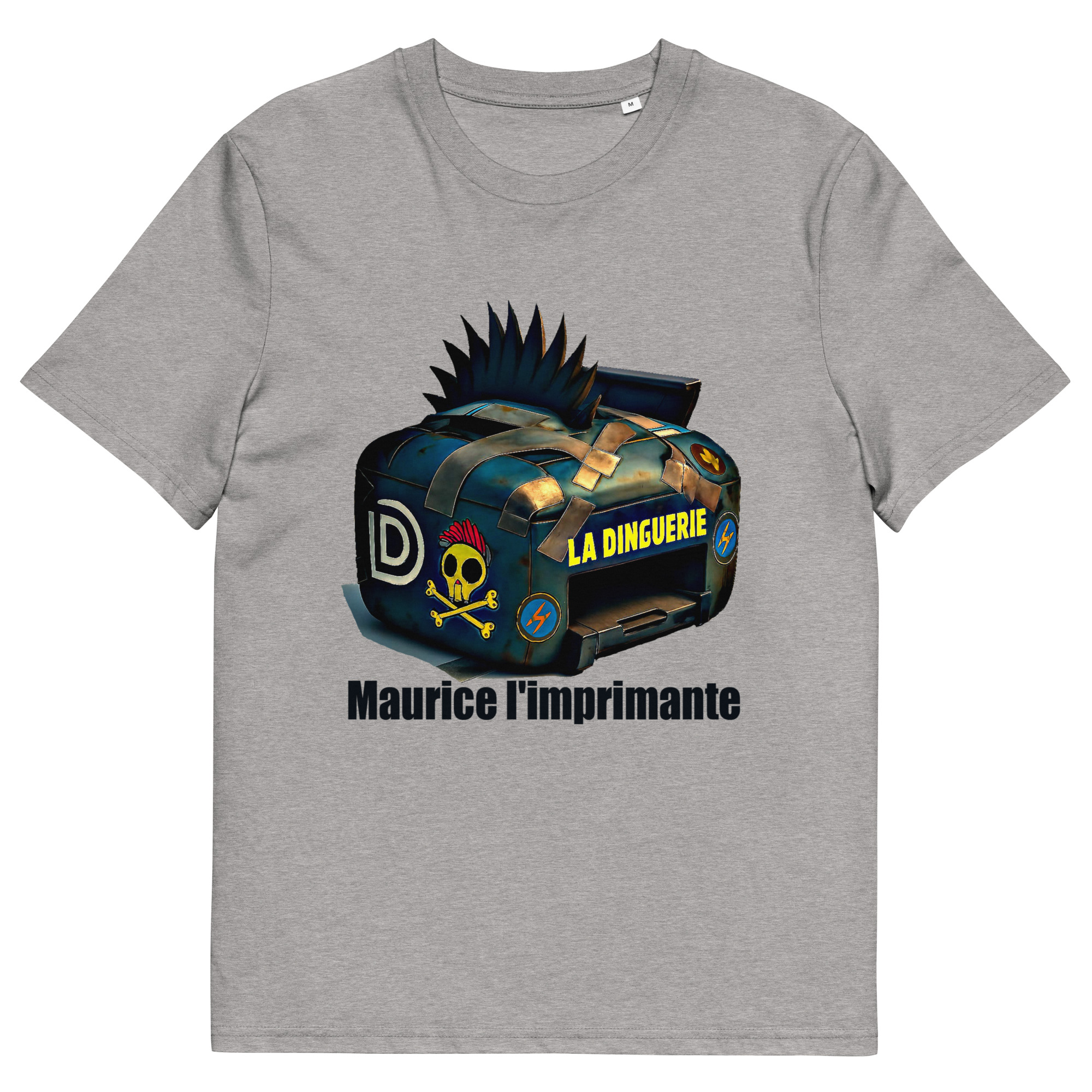 Unisex organic cotton t-shirt Maurice l'imprimante – Image 15