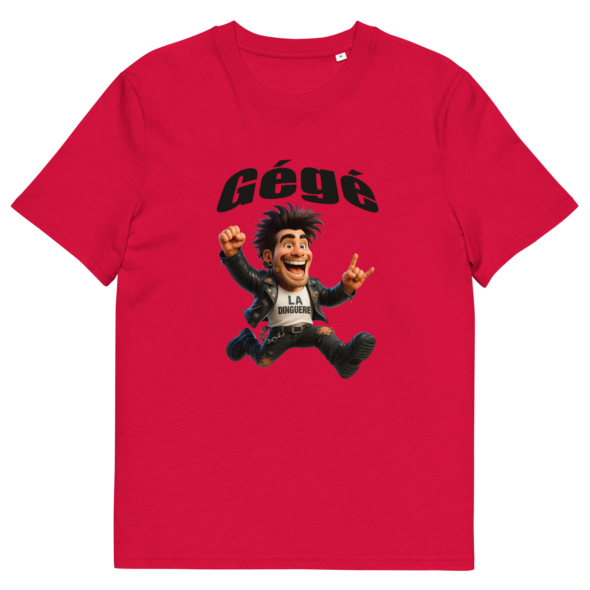 Unisex organic cotton t-shirt Gégé coloré – Image 3