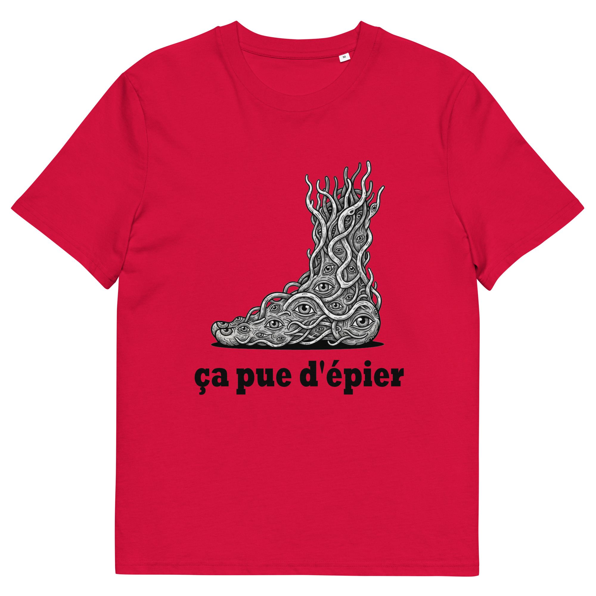 Unisex organic cotton t-shirt Despieds colorés – Image 14