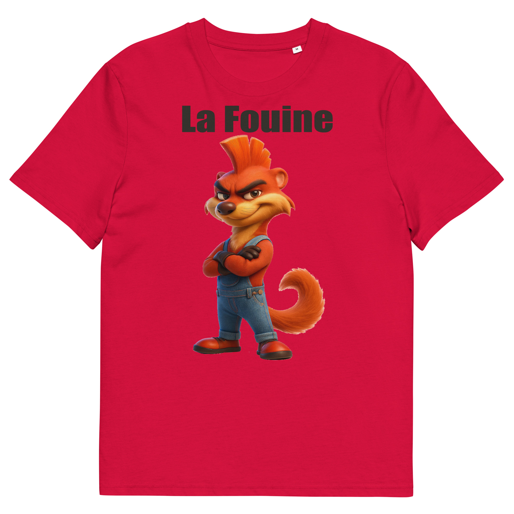 T-shirt unisexe en coton biologique Lafouine – Image 11
