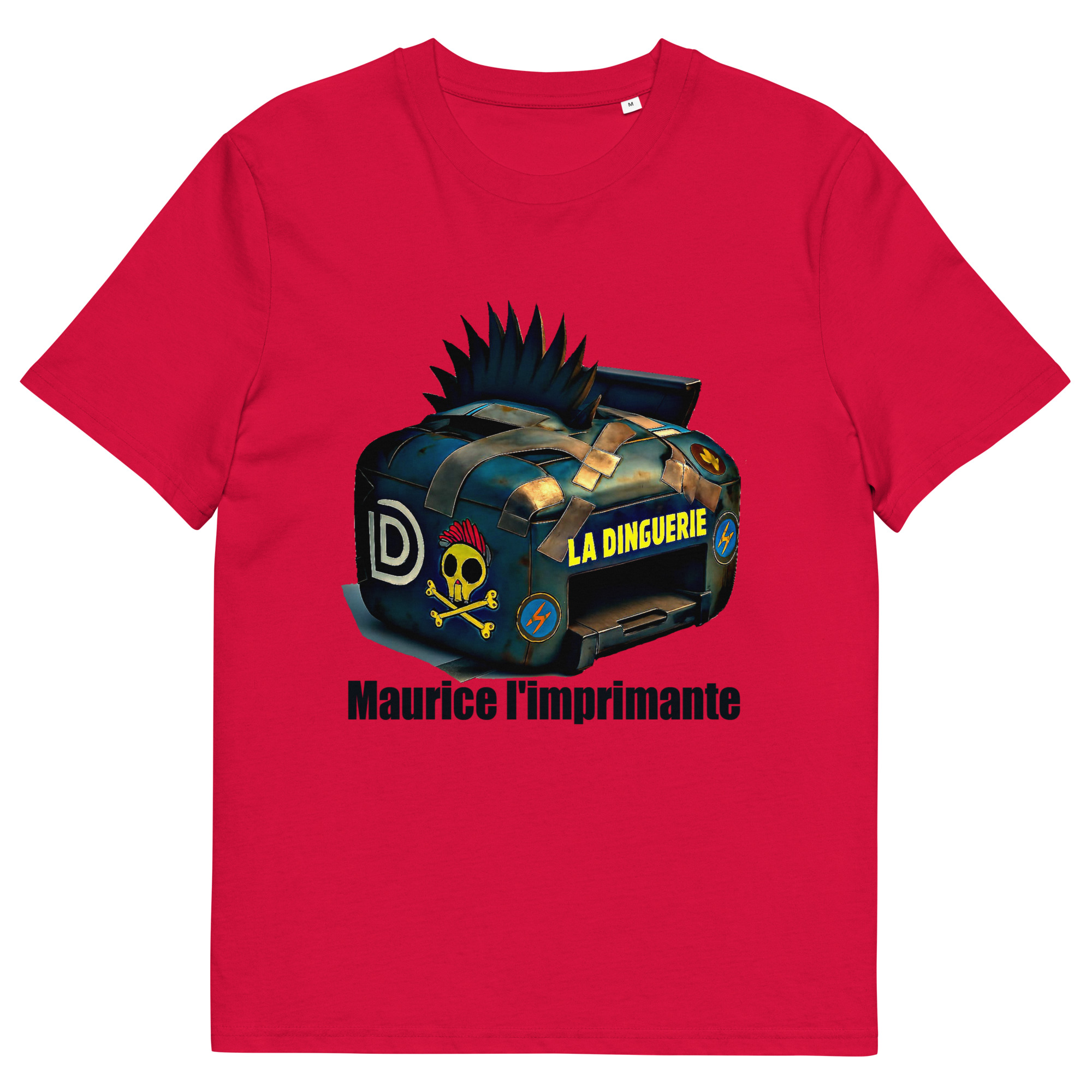 Unisex organic cotton t-shirt Maurice l'imprimante