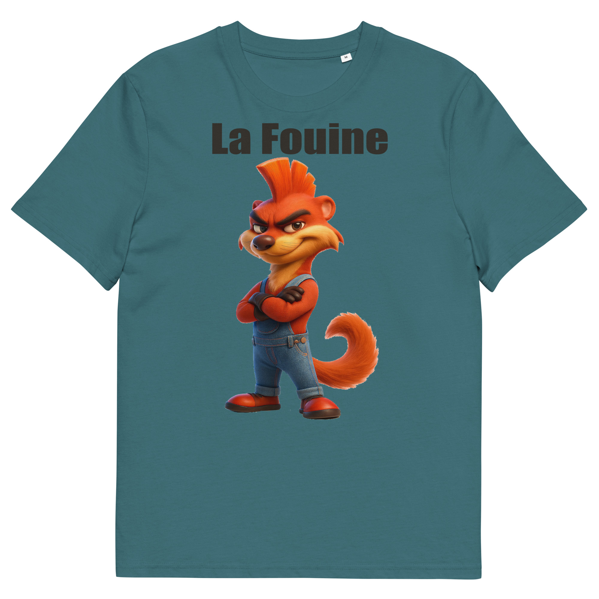 T-shirt unisexe en coton biologique Lafouine – Image 13