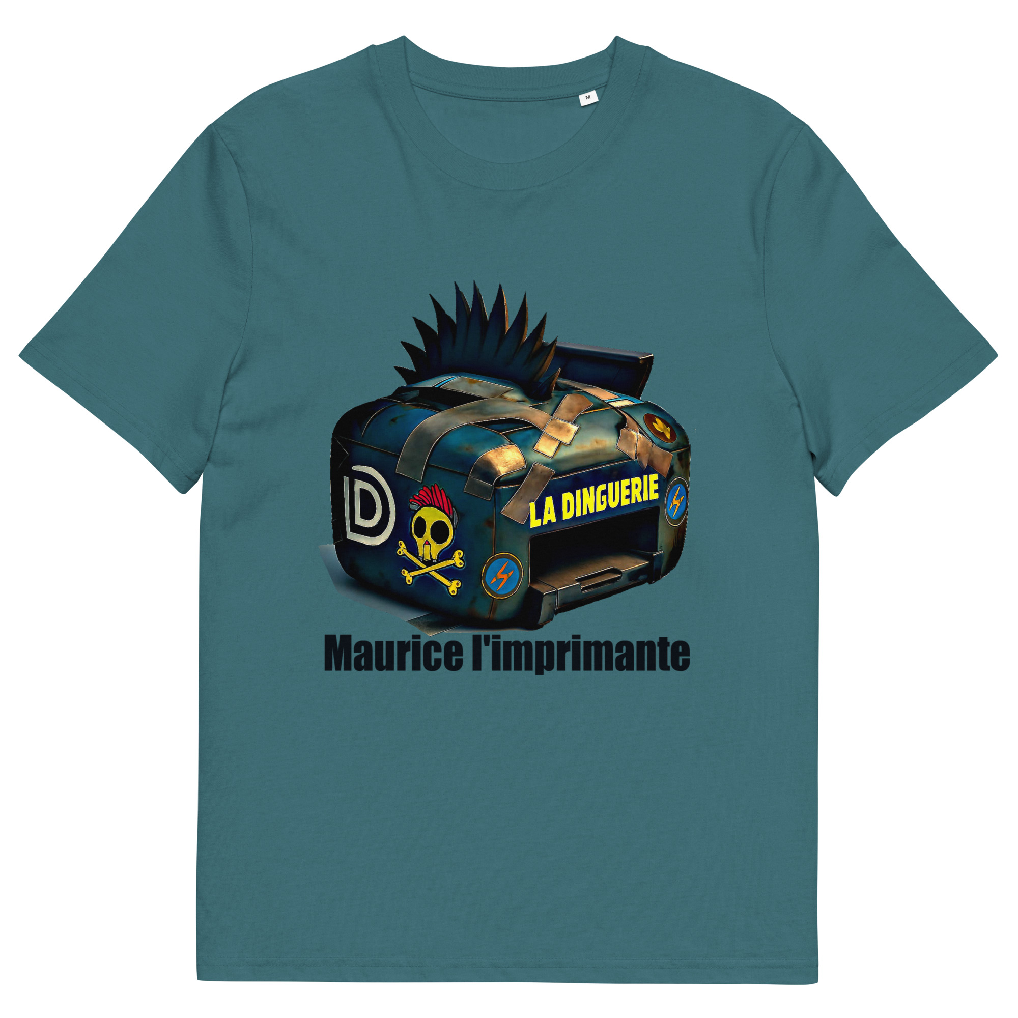 Unisex organic cotton t-shirt Maurice l'imprimante – Image 11