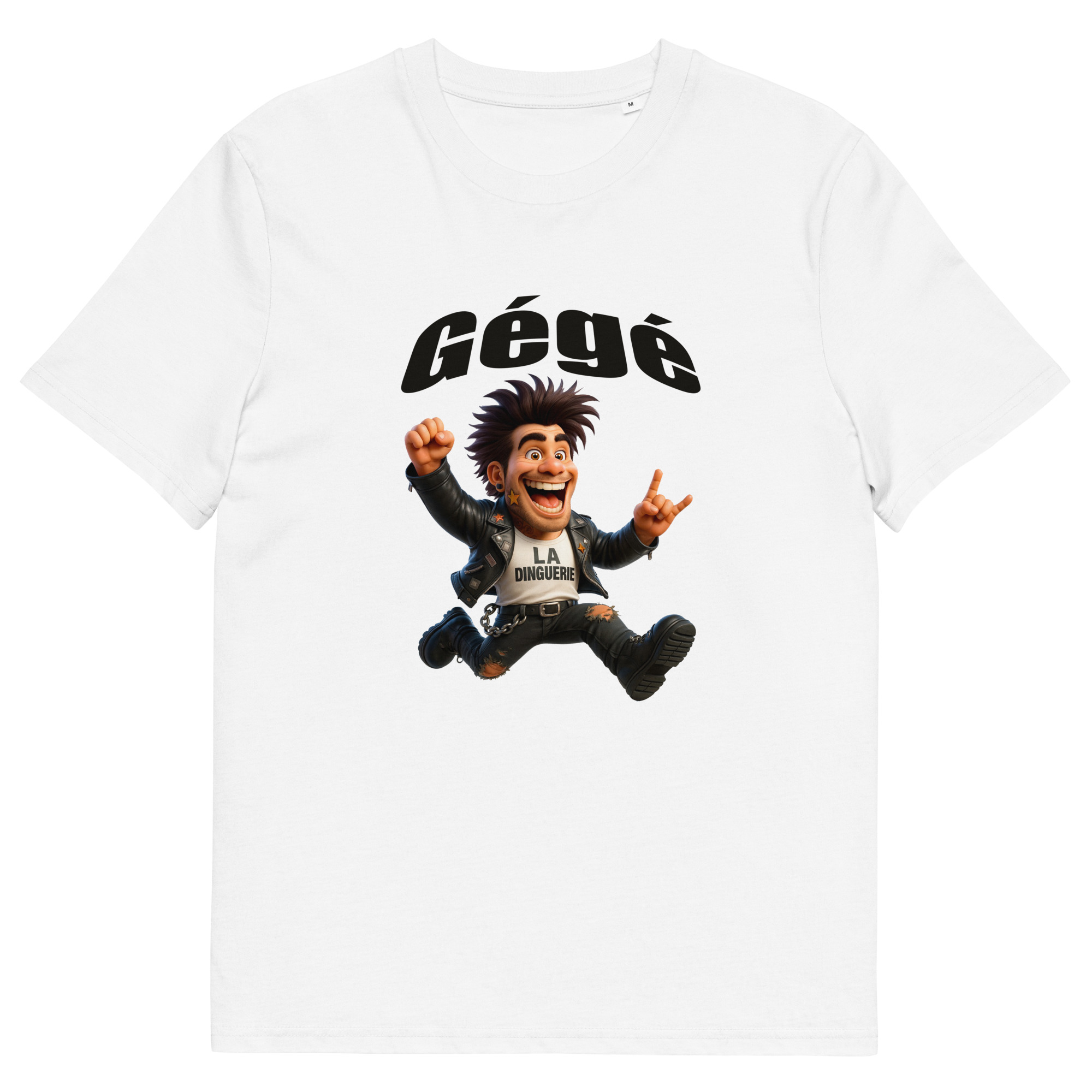 Unisex organic cotton t-shirt Gégé coloré – Image 8