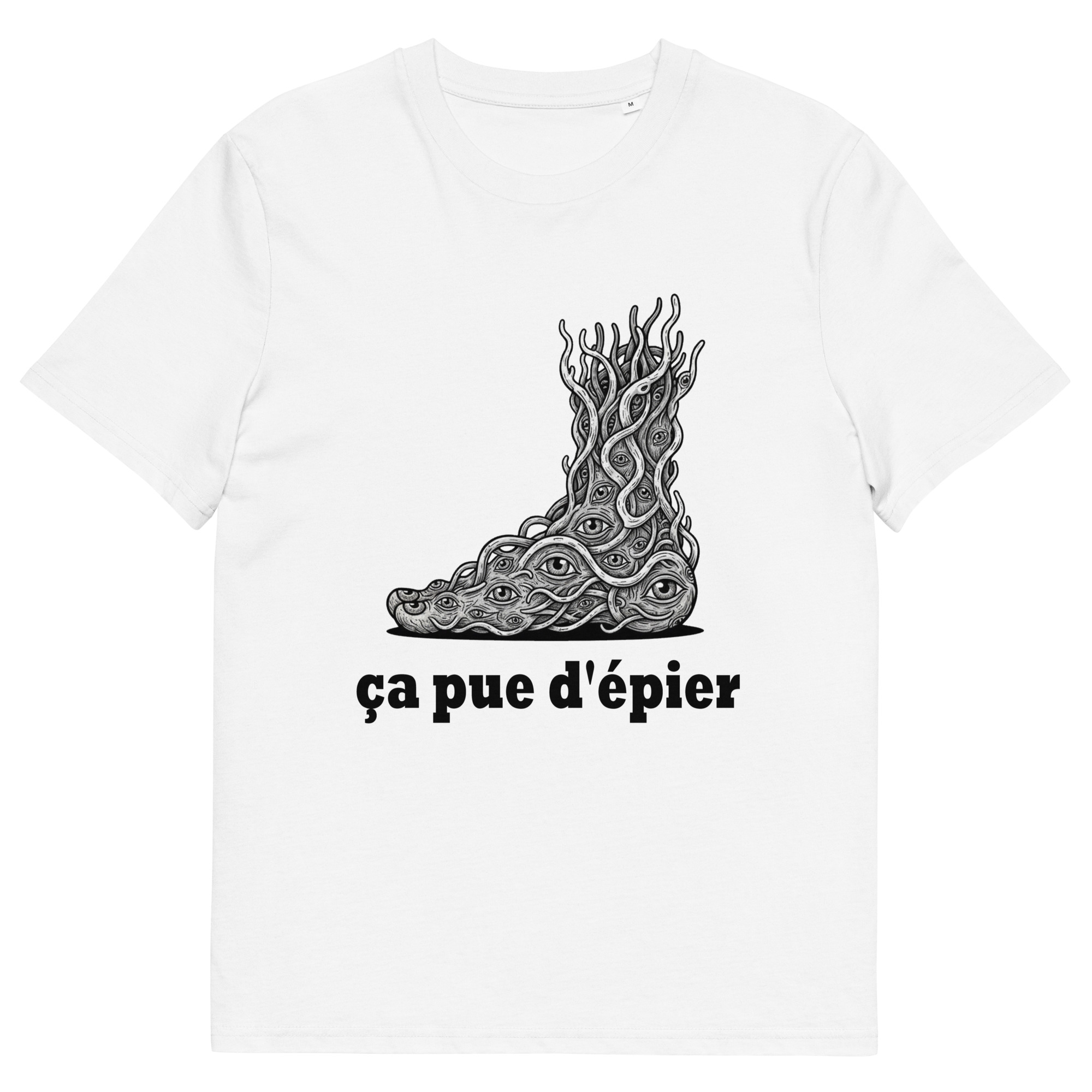 Unisex organic cotton t-shirt Despieds colorés