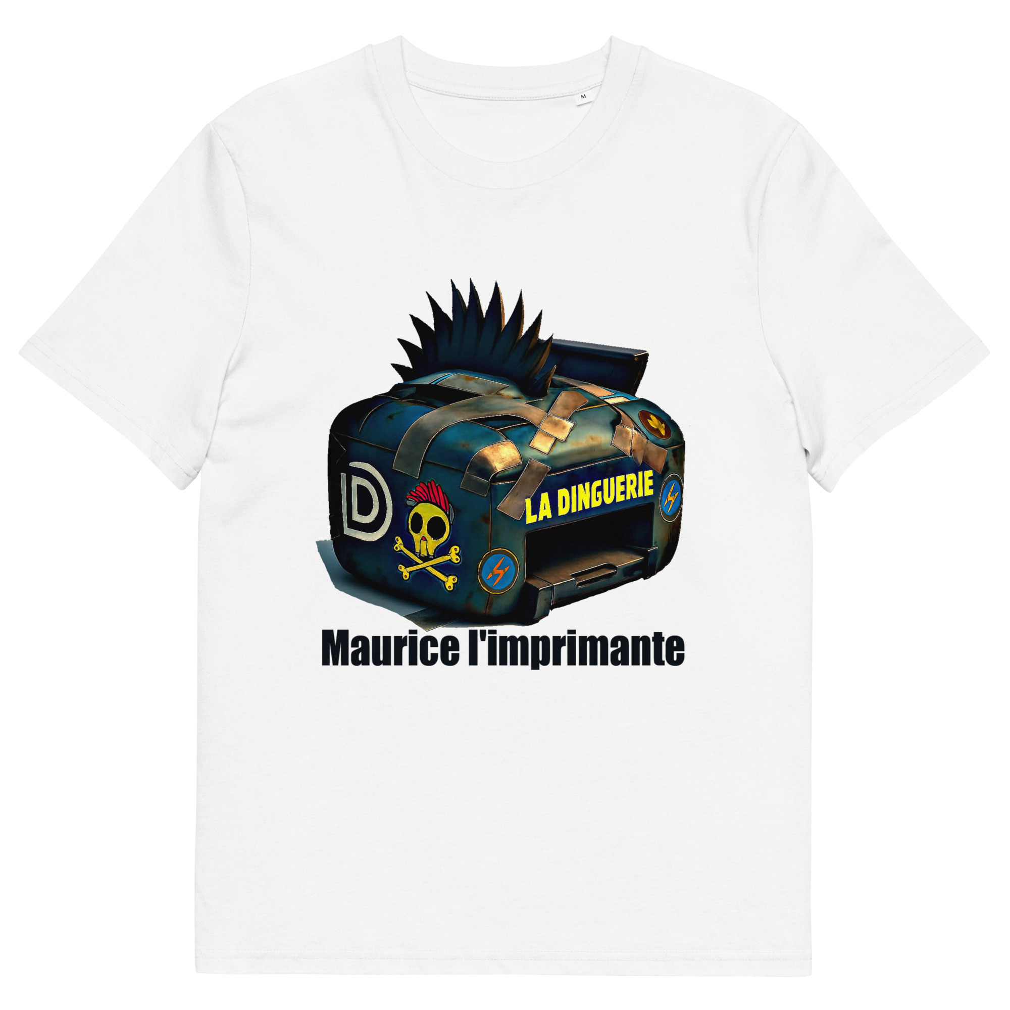 Unisex organic cotton t-shirt Maurice l'imprimante – Image 19