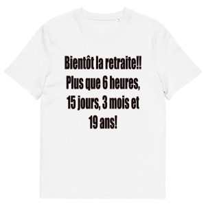 T-shirt BIO retraite