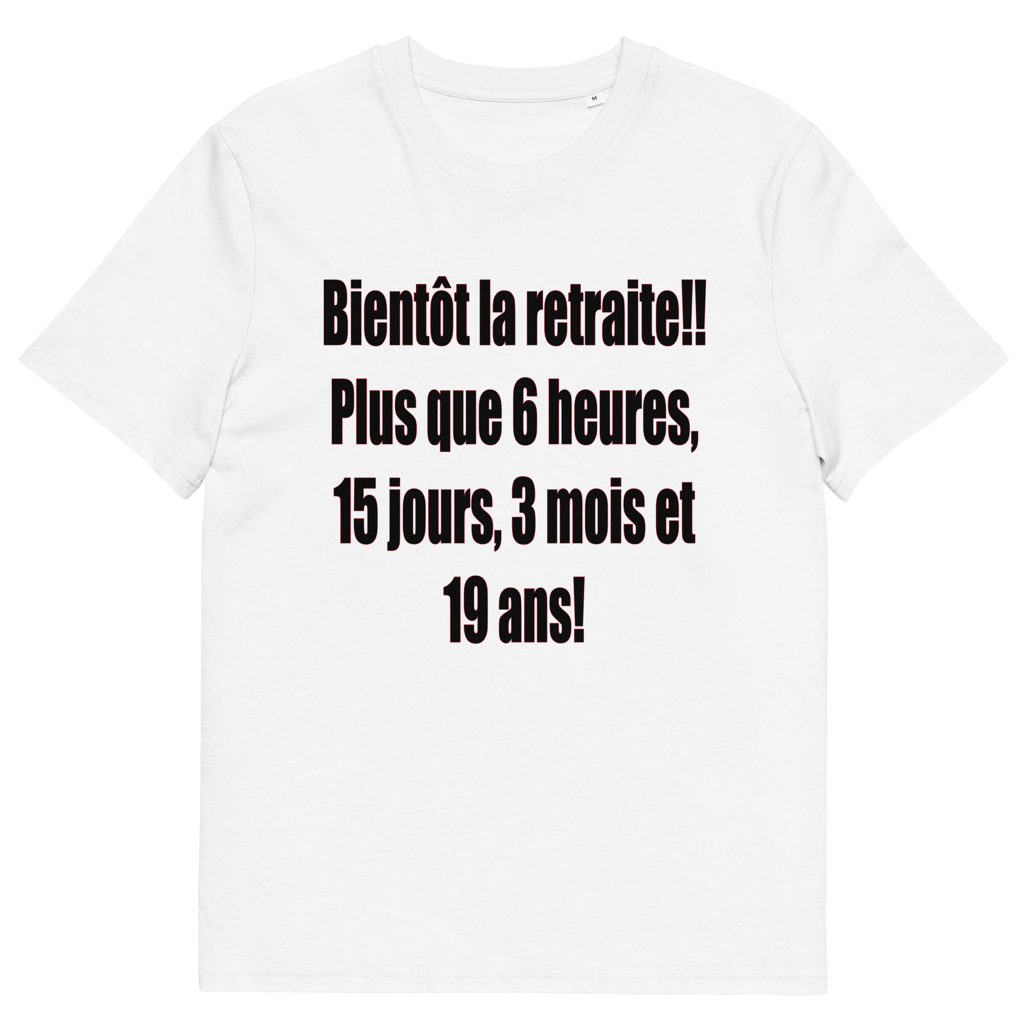 T-shirt BIO retraite